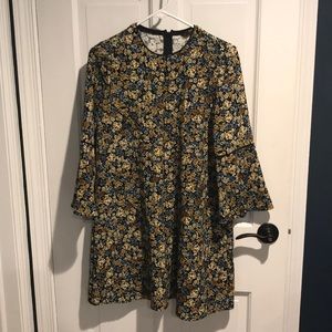 Zara floral printed dress